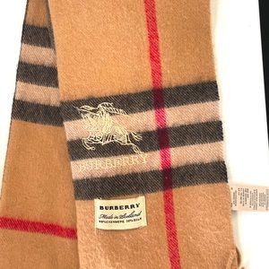 Burberry Scarf With Monogram